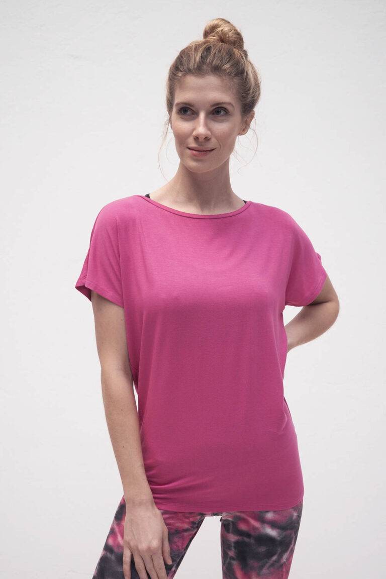 Kismet Yogastyle Manavi Tee orchid Valentinstagsangebot