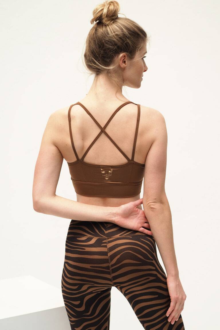 Kismet Yogastyle Yoga Bra Top Rami – Brown