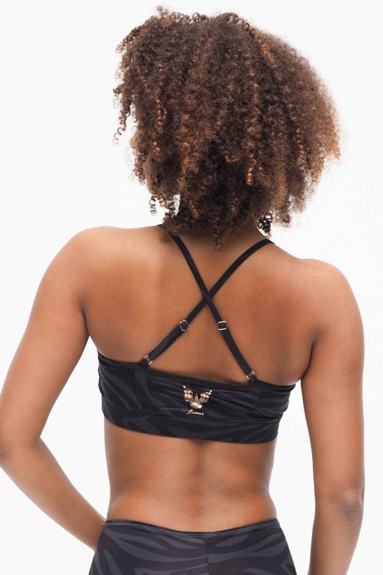 Kismet Yogastyle Yoga Bra Top Amba – Zebra Anthracite