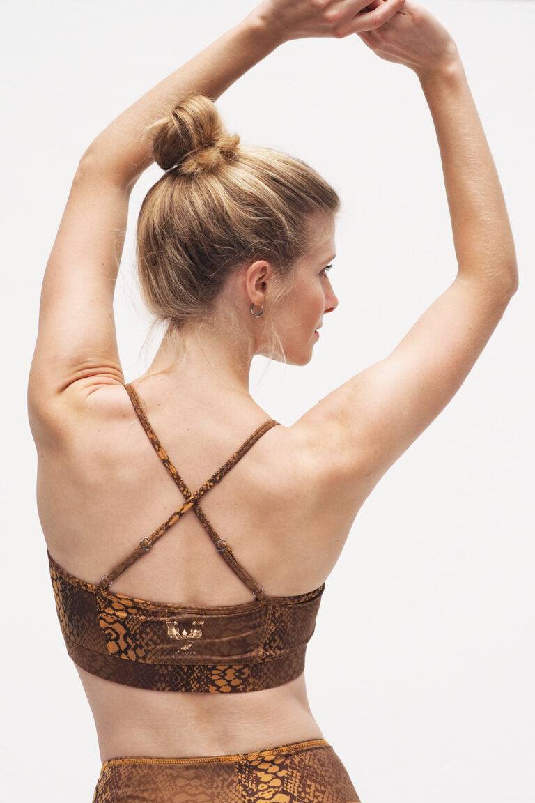 Kismet Yogastyle Yoga Bra Top Amba – Desert Snake
