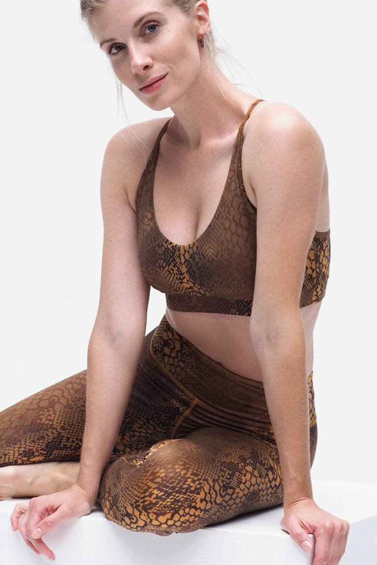 Kismet Yogastyle Yoga Bra Top Amba – Desert Snake Räumungsverkauf