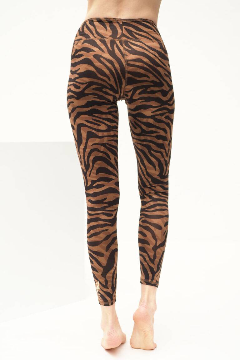 Kismet Yogastyle Yoga Leggings Ganga 7/8 – Camou Brown VIP-Rabatte
