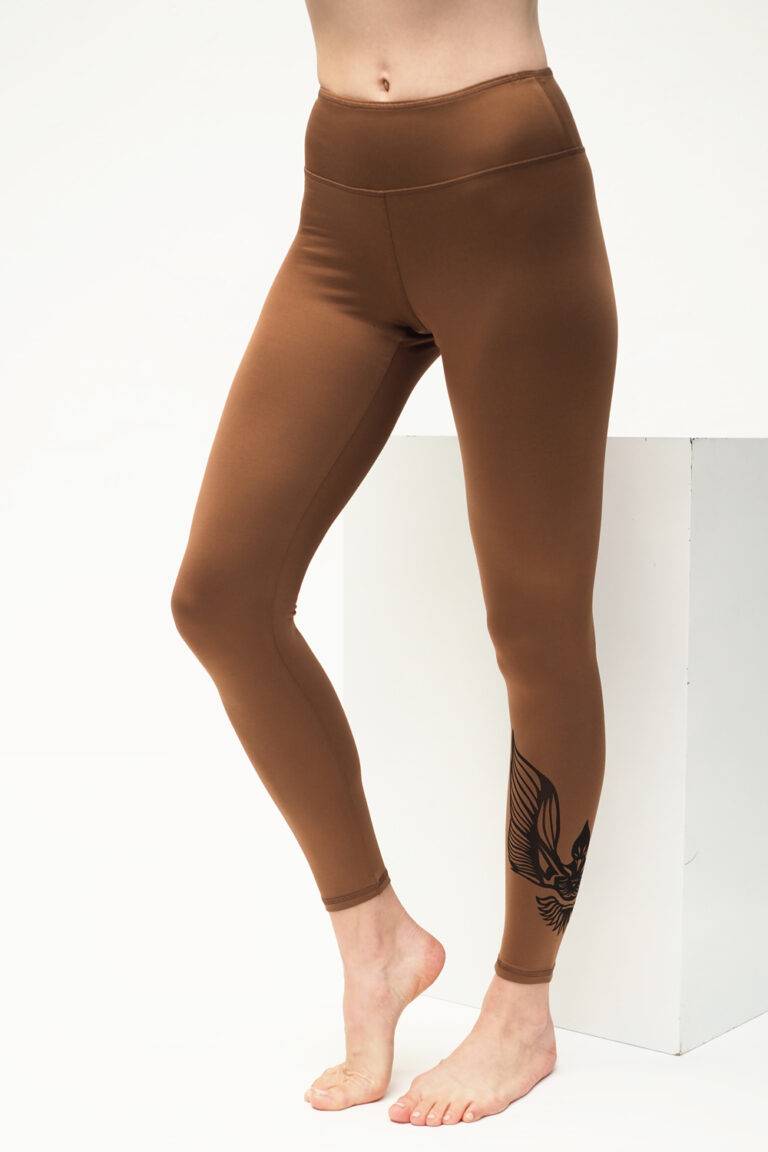 Kismet Yogastyle Yoga Leggings Ganga 7/8 – Warrior Brown