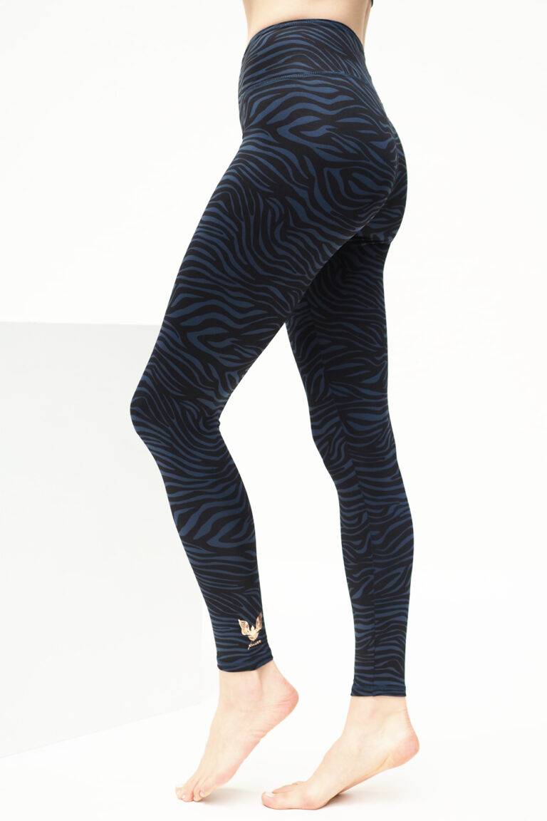 Kismet Yogastyle Yoga Leggings Ganga 7/8 – Zebra Blue