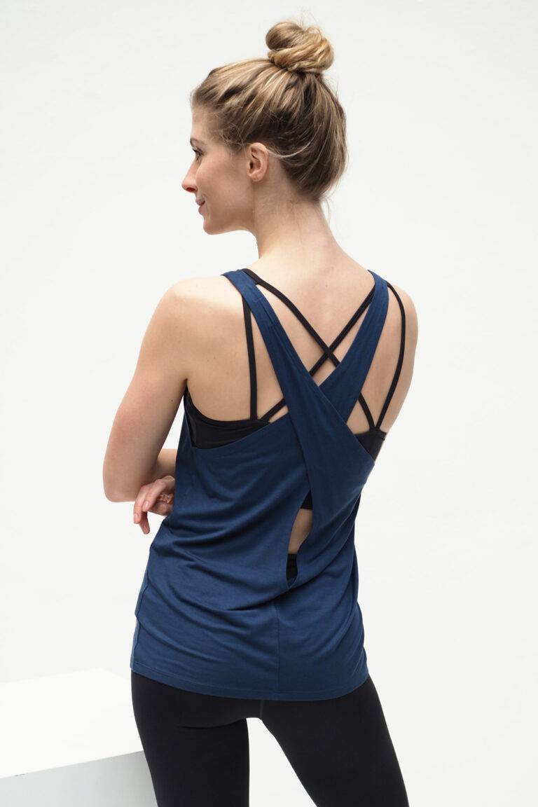 Kismet Yogastyle Yoga Tank Aja YOGA – Blue