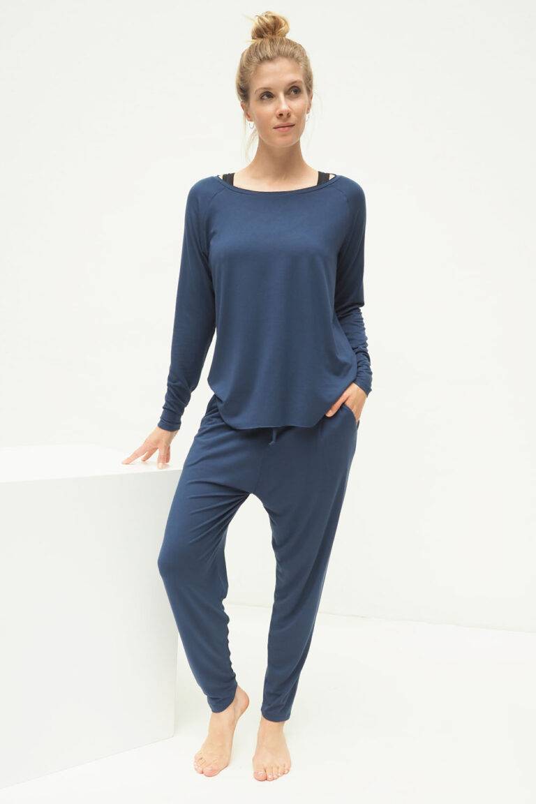Kismet Yogastyle Yoga Longsleeve Top Amun – Blue Bis zu 65% Rabatt