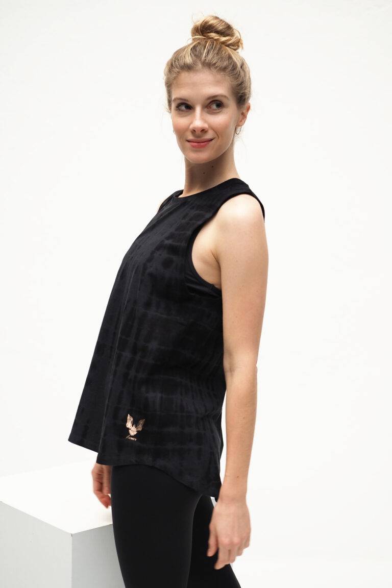 Kismet Yogastyle Shakti Tank – Batik Black Nur für heute