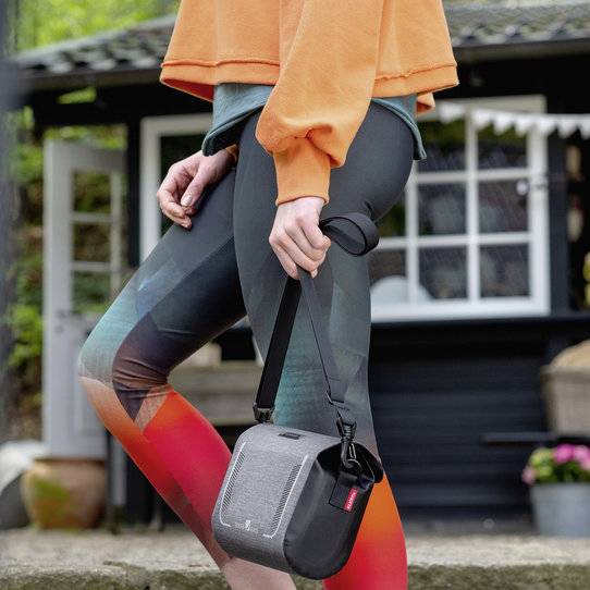 ﻿Klickfix Kompakte und handliche, wasserdichte Lenkertasche im Angebot