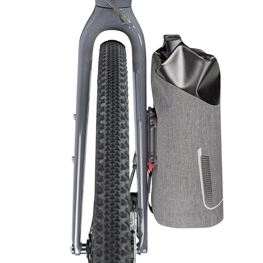 Klickfix Wasserdichte, formstabile Gabeltasche mit Rollverschluss Schlussverkauf