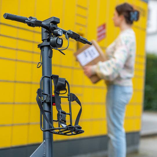 Klickfix abnehmbarer Gepäckträger / Rucksackhalter für Lenkeradapter Vatertagsangebot