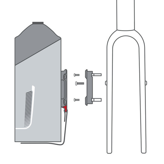 Klickfix Adapter zur Montage mit Unifit Stahlband / Rahmengewinde Riesige Rabatte