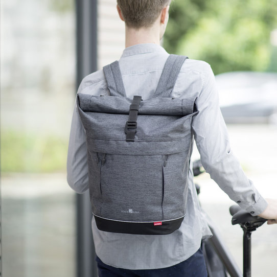 Klickfix Variabler Rucksack und Fahrradtasche für Gepäckträger in einem 2025