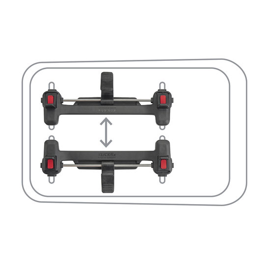 Klickfix riesiger Drahtkorb – für beliebige (Front-)Träger 9–40 cm und Ø 10–16 mm Jubiläumsangebot