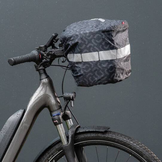 Klickfix Regenhülle mit Reflektor – ideal für Bikebaskets oder Lenkerkörbe Fabrikpreis