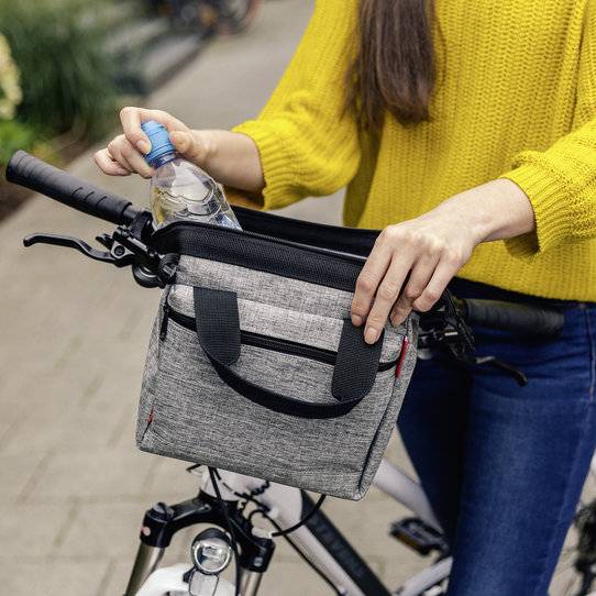Klickfix Lenkertasche mit extra flacher Adapterplatte Versandkostenfrei