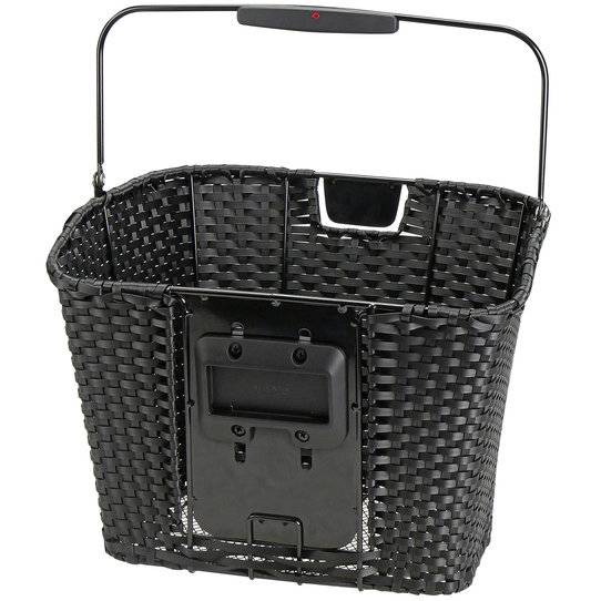 Klickfix geflochtener Lenkerkorb mit höhenverstellbarer Adapterplatte Discount Store für neue Produkte