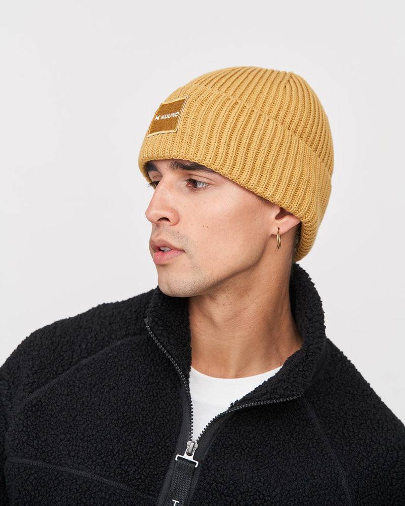 Kuuno Ribbed Cotton Beanie Spicy Pumpkin Limitierter Zeitrabatt