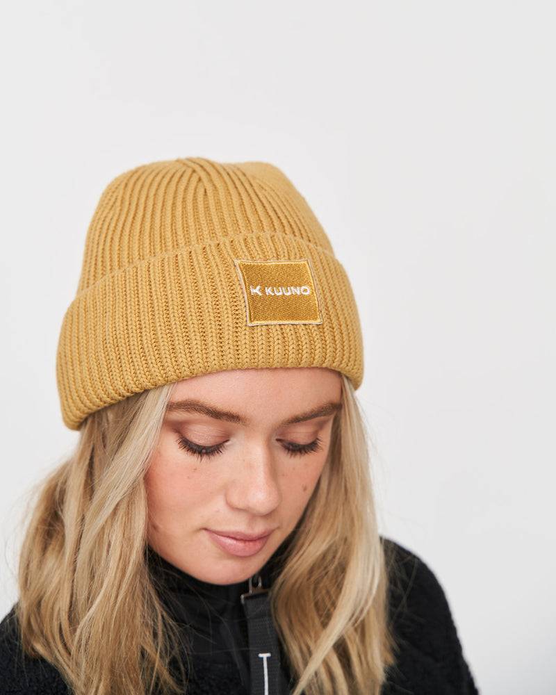 Kuuno Ribbed Cotton Beanie Spicy Pumpkin Limitierter Zeitrabatt