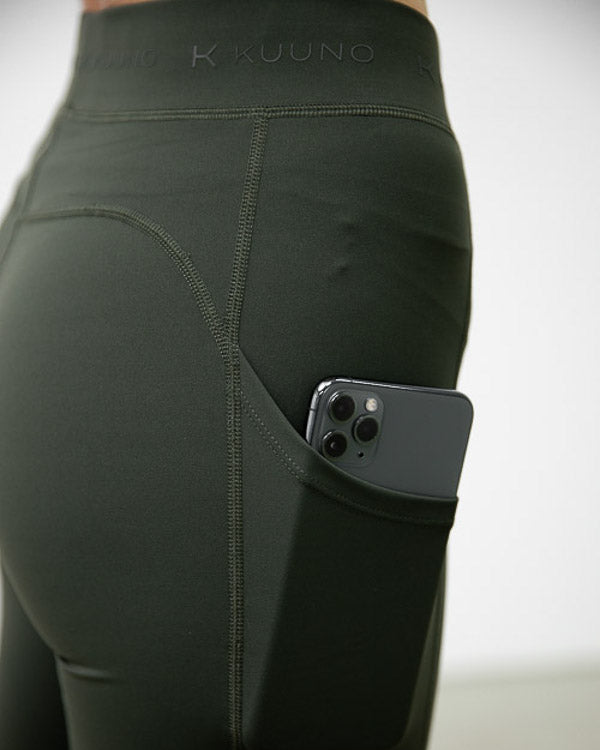 Kuuno Dynamic Biker Shorts Forest Green Rabatt