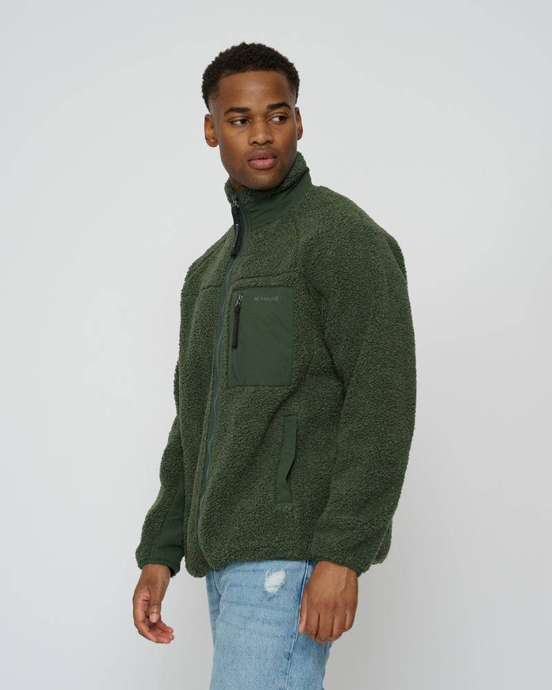 Kuuno Everyday Fleece Jacket Forest Green Online Outlet