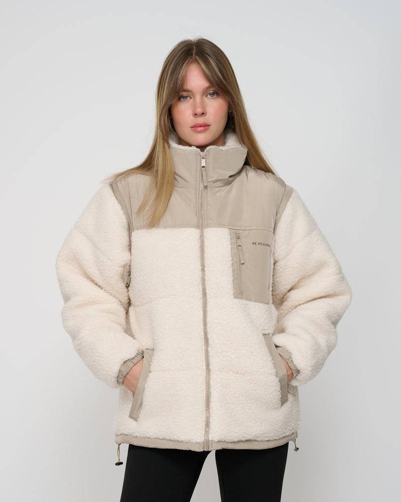 Kuuno Everyday Puffer Jacket Off White Blitzangebot