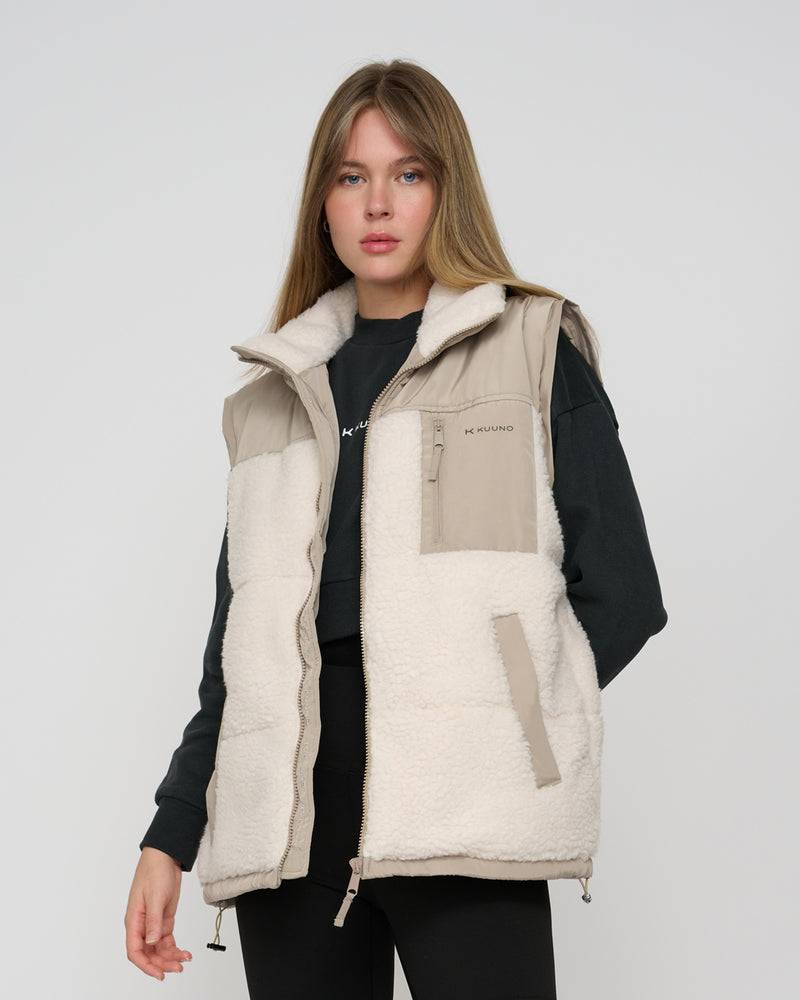 Kuuno Everyday Puffer Jacket Off White Blitzangebot
