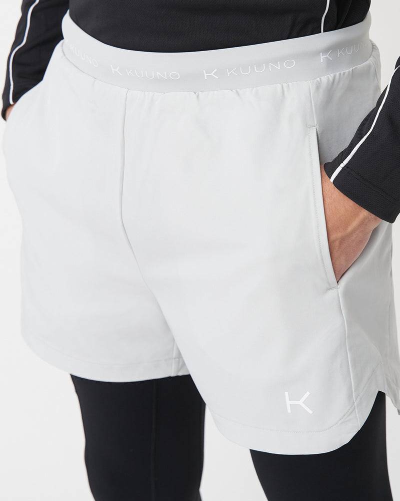Kuuno Dynamic Long Leg Shorts Simple Grey Räumungsverkauf