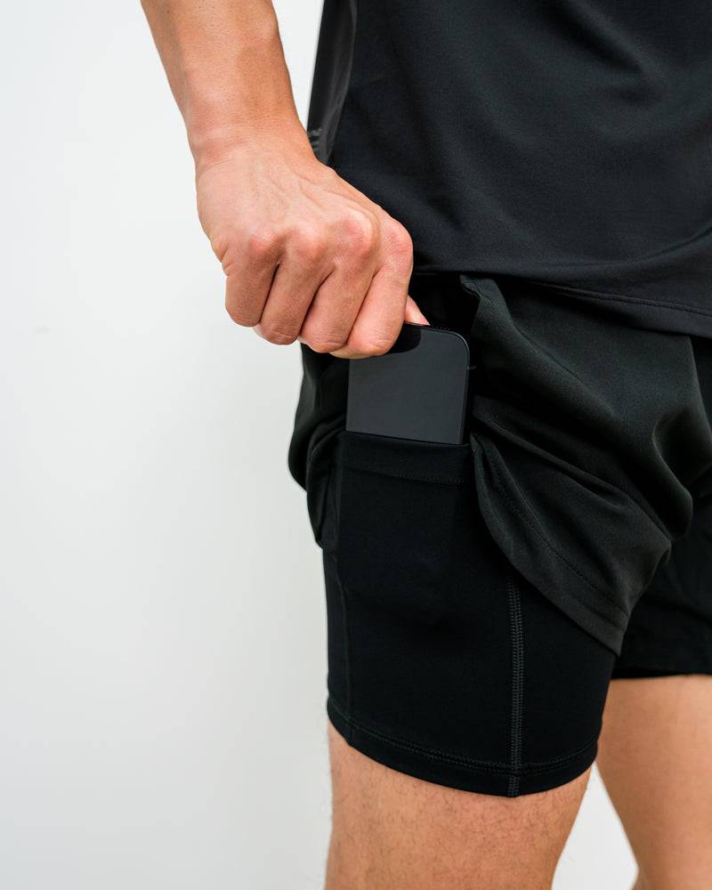 Kuuno Dynamic Sports Shorts Night Black Super Sparpreis