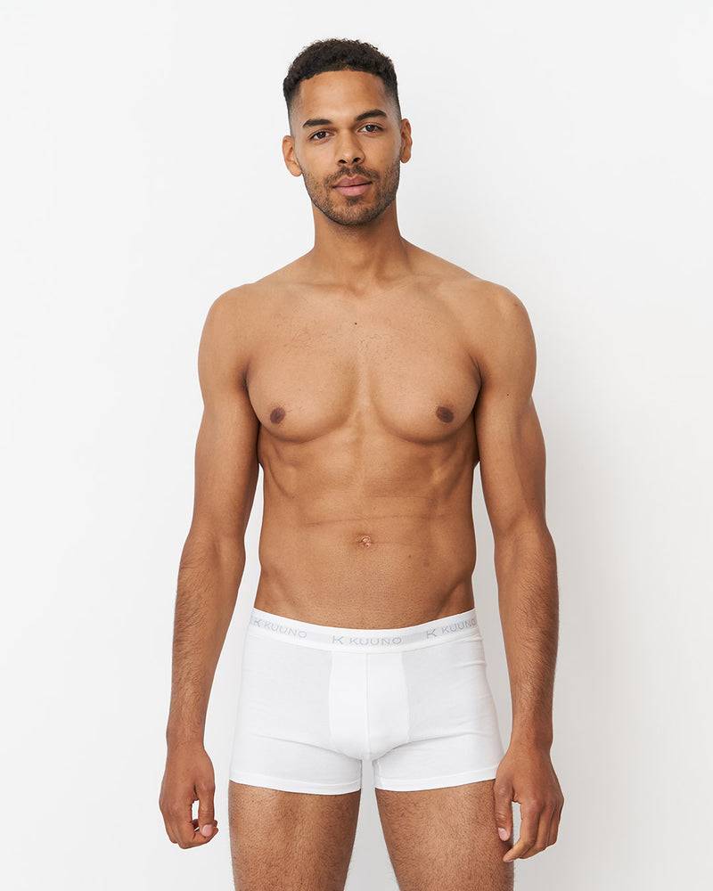 Kuuno 3er-Set Everyday Boxers Short Classic White Neueste Stile