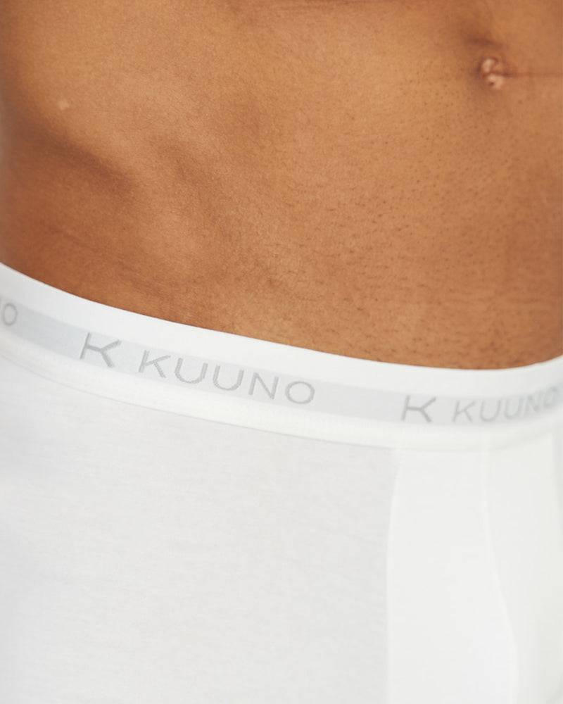 Kuuno 3er-Set Everyday Boxers Short Classic White Neueste Stile