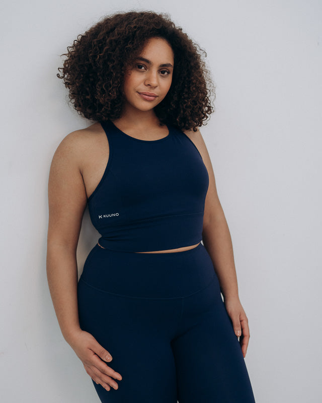 Kuuno Essential Movement Bra Navy Blue Letzter Tag