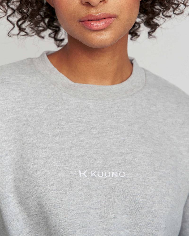 Kuuno Essential Cropped Sweater Light Grey 50% Rabatt für begrenzte Zeit