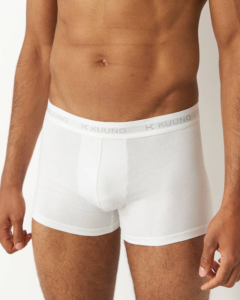Kuuno Everyday Boxers Short Classic White Outlet