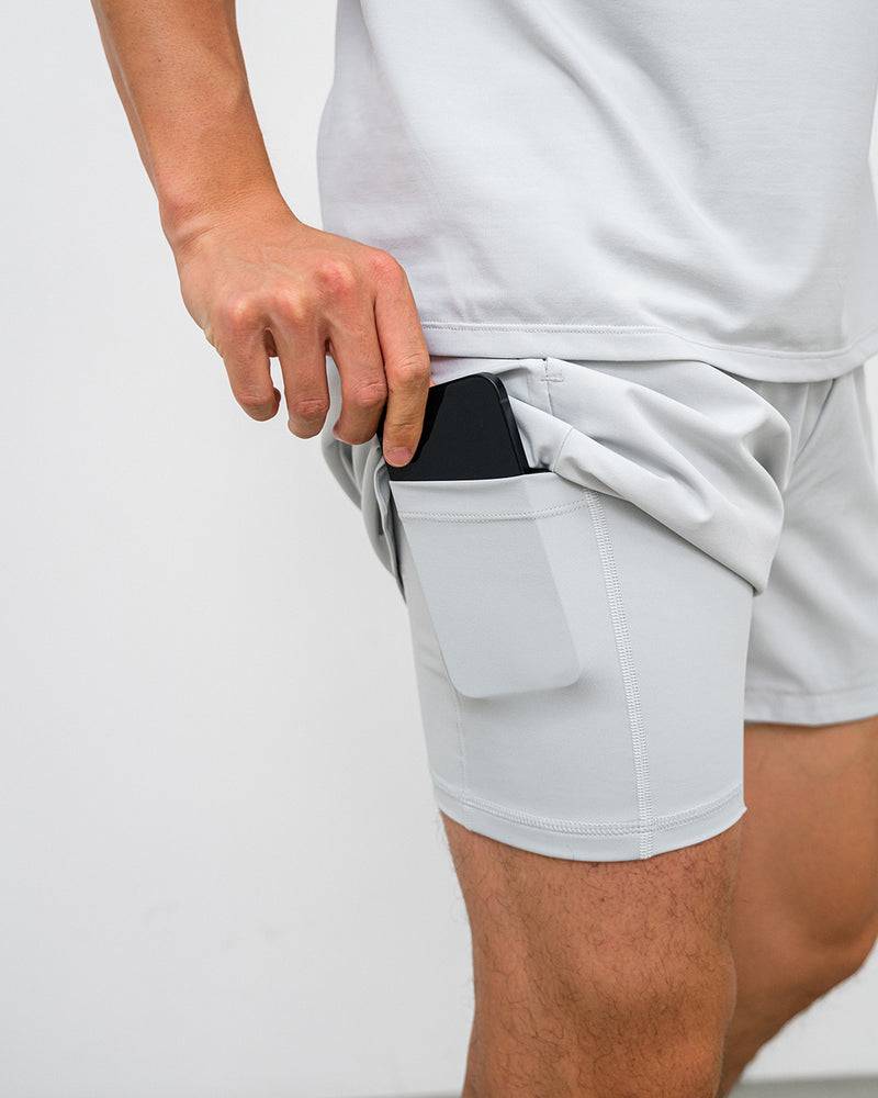 Kuuno Dynamic Sports Shorts Simple Grey Verkauf
