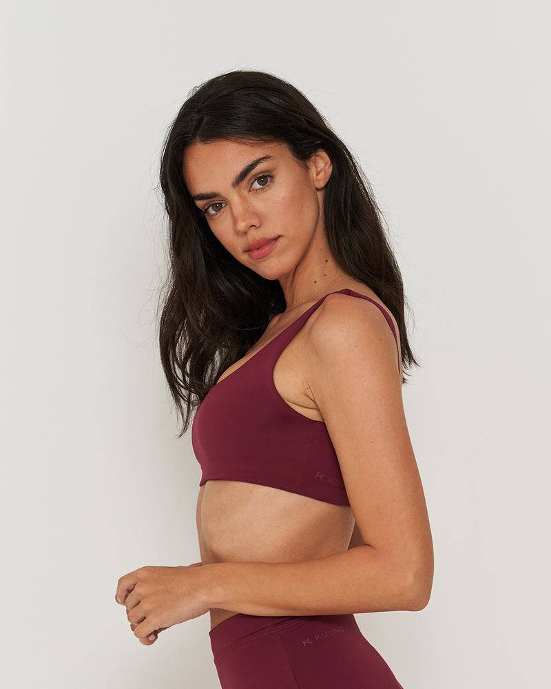 Kuuno Bikini Top Dark Berry Neueste Mode