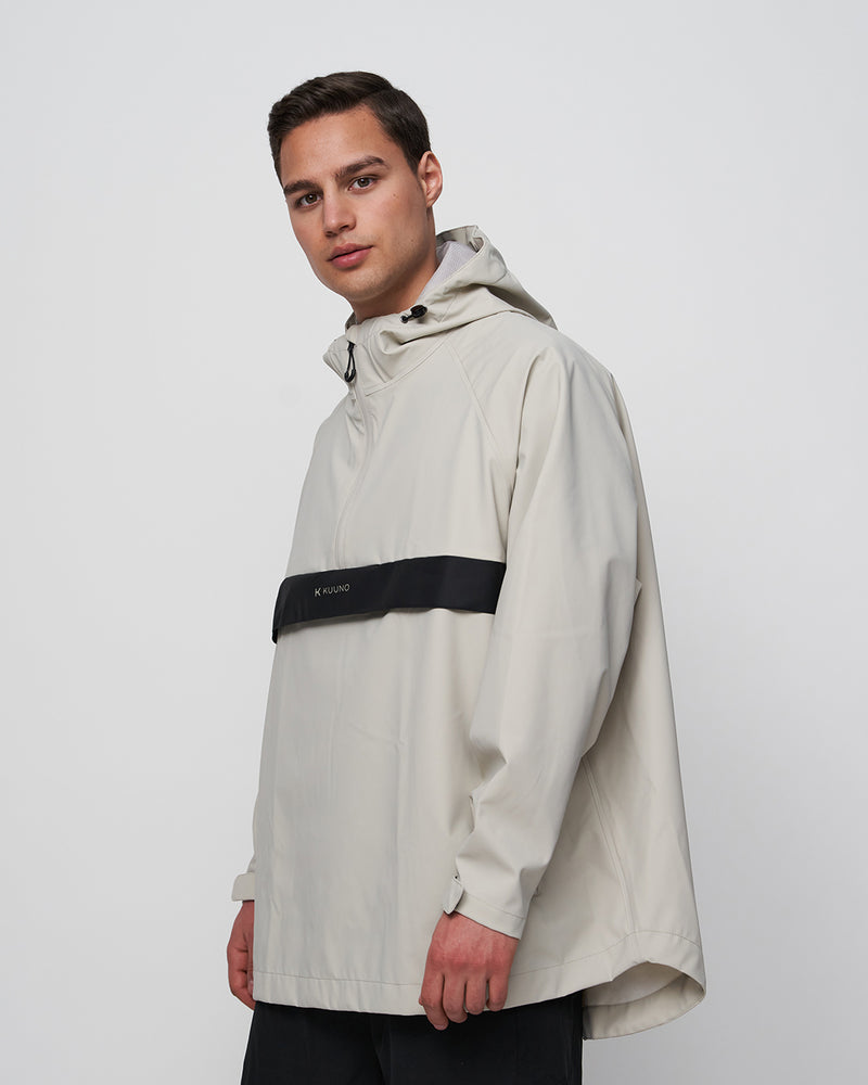 Kuuno Everyday Half Zip Jacket Light Beige Online Outlet