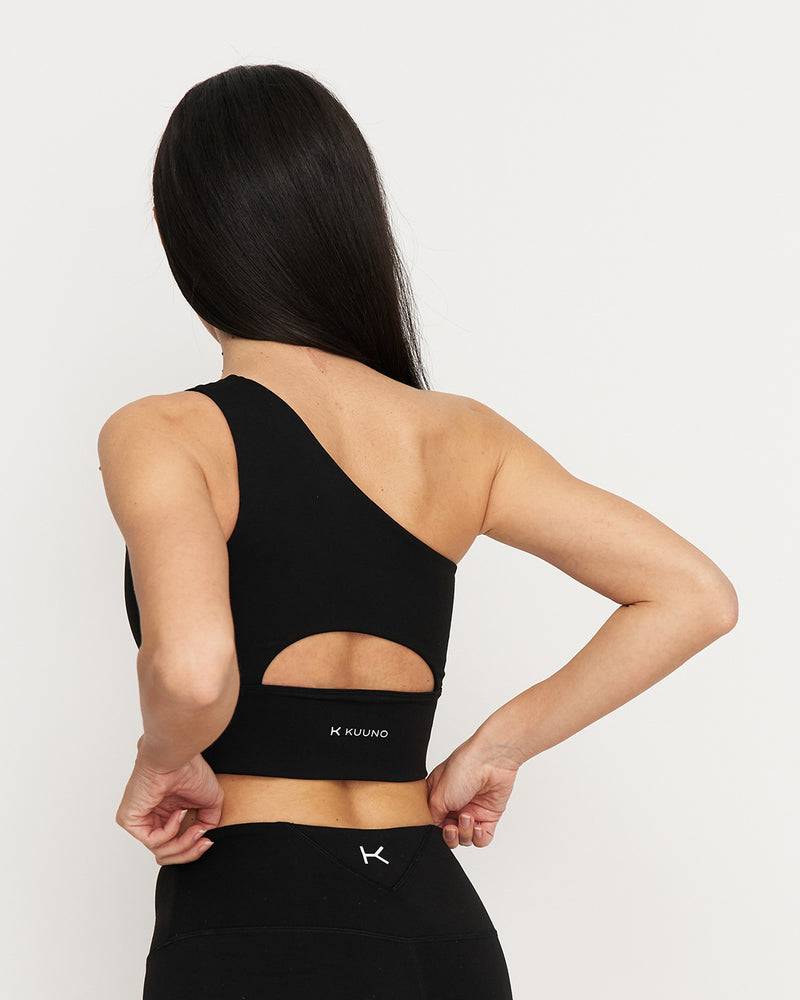 Kuuno Essential One Shoulder Bra Night Black Tiefpreis