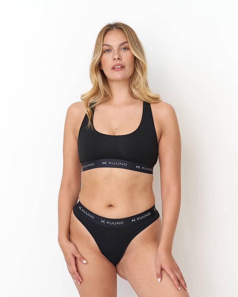 Kuuno Everyday Bra Sporty Night Black Sonderangebot der Fabrik
