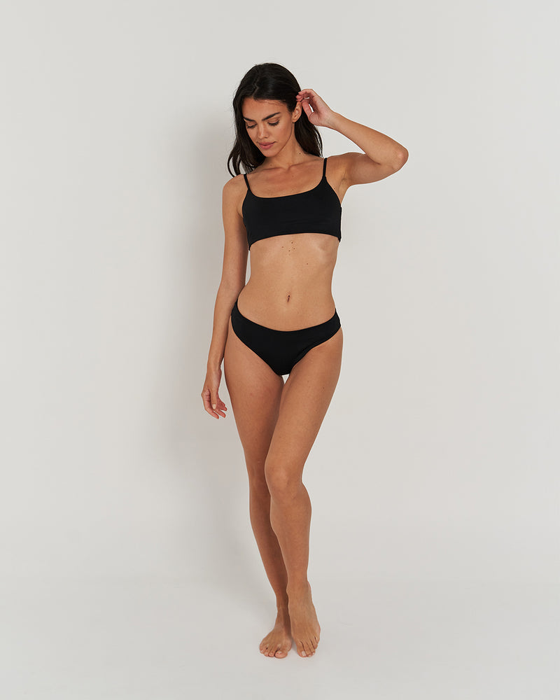 Kuuno Bikini Bottom Classic Night Black Vierteljährliche Förderung