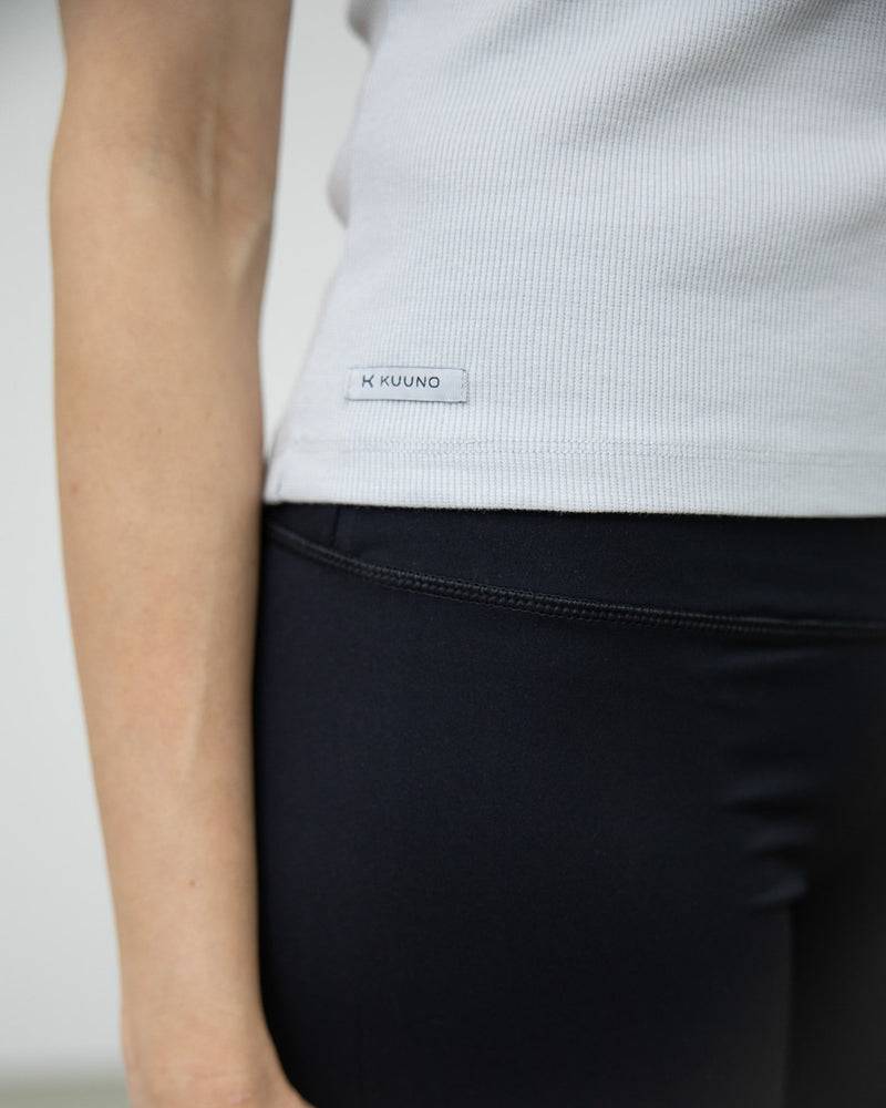 Kuuno Everyday Cotton Tank Top Simple Grey Clearance-Verkauf