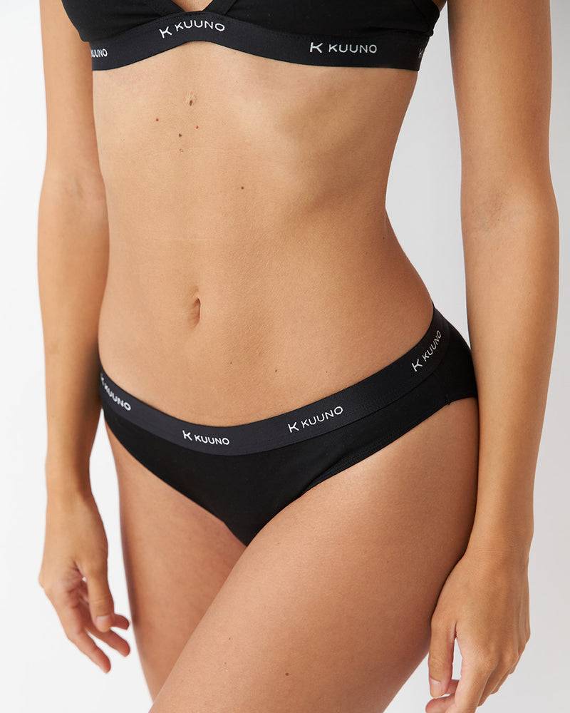 Kuuno 3er-Set Everyday Classic Brief Night Black Kostenloser Versand international