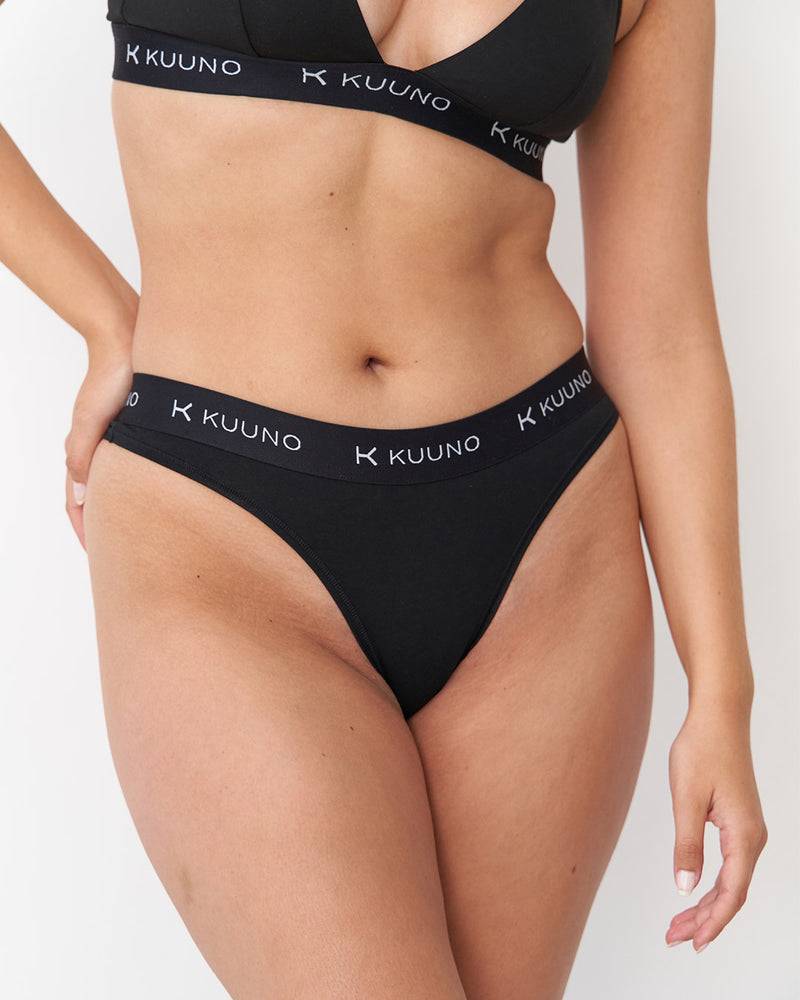 Kuuno 3er-Set Everyday Thong Night Black Im Verkauf