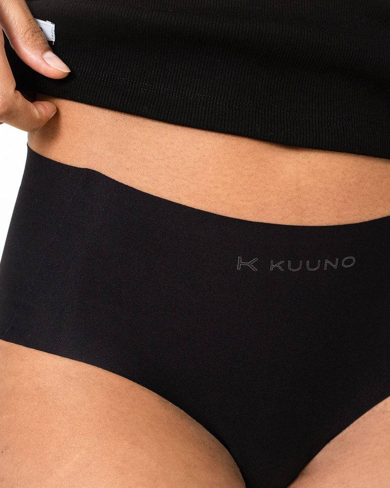 Kuuno 3er-Set Seamless High Waist Classic Brief Night Black 50% Rabatt für begrenzte Zeit
