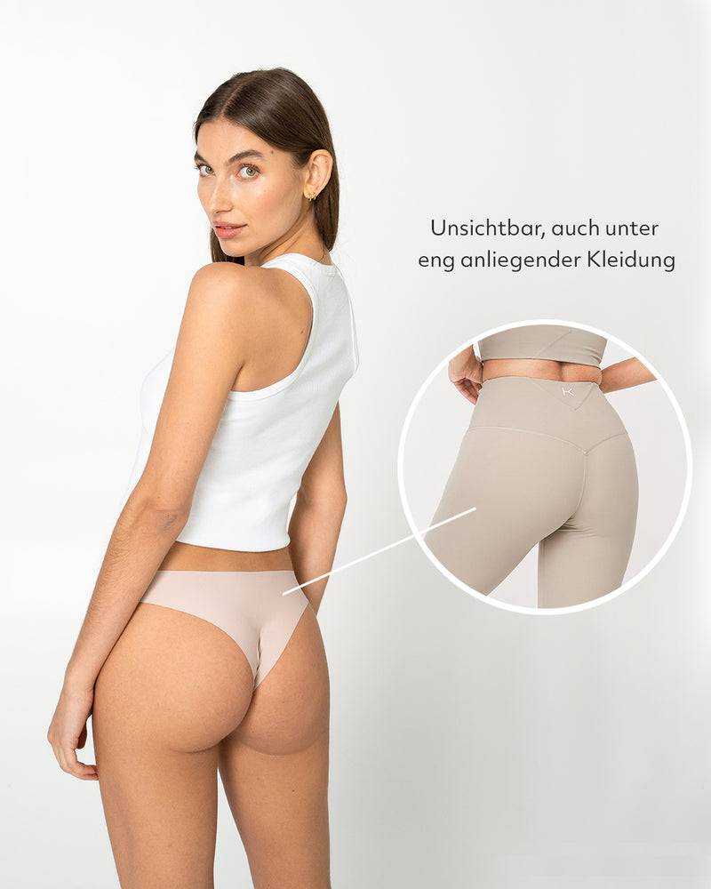 Kuuno 3er-Set Seamless Brazilian Brief Natural Blush Outlet