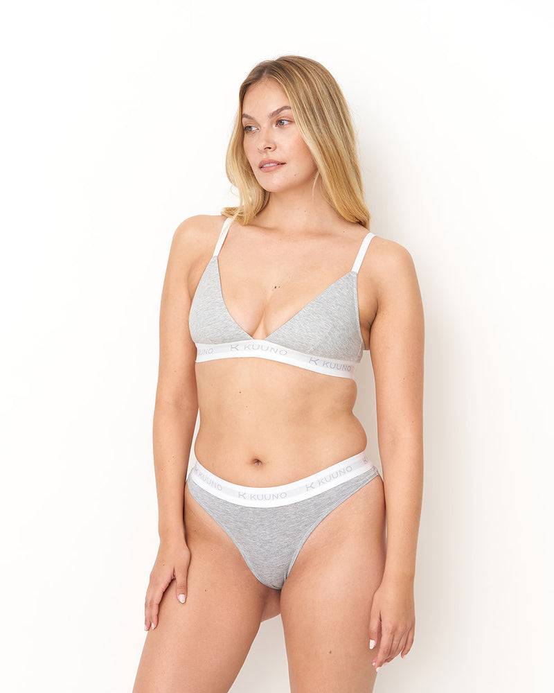 Kuuno Everyday Movement Bra Light Grey Schlussverkauf