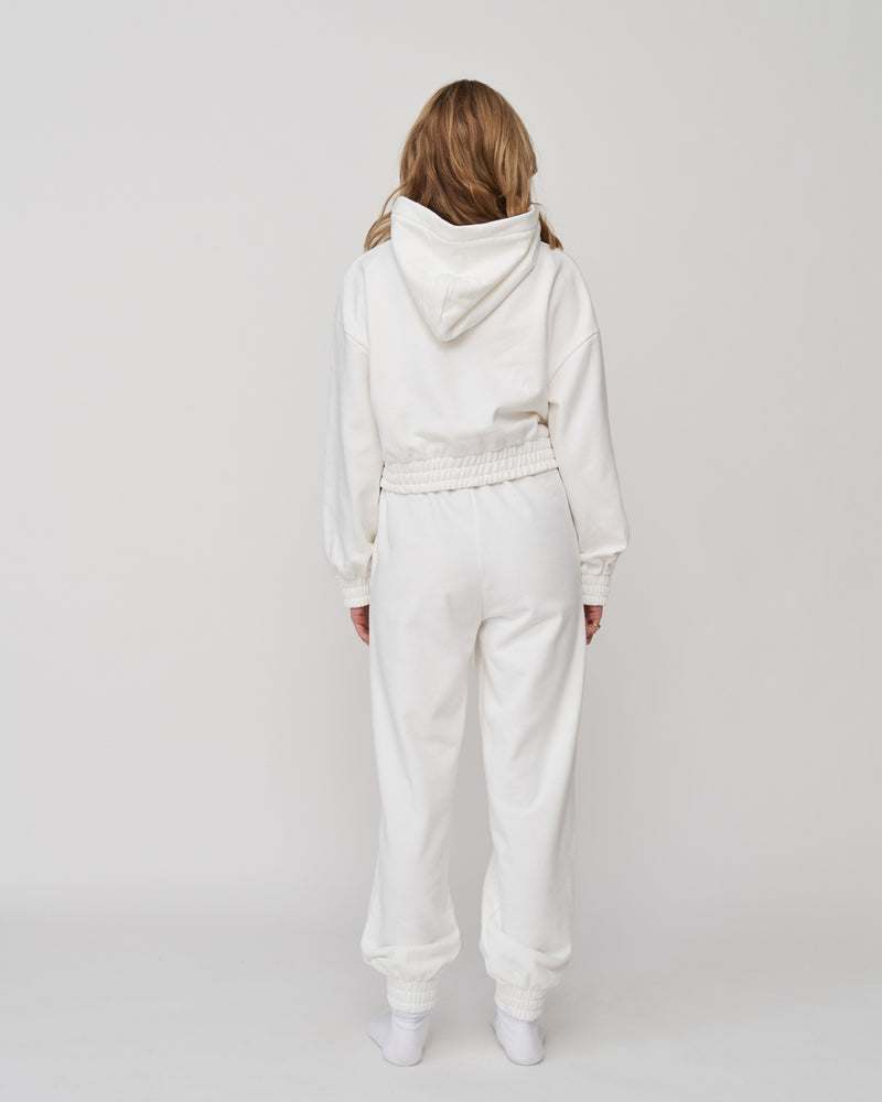 Kuuno Everyday Jogger Pants Classic White Rabatt