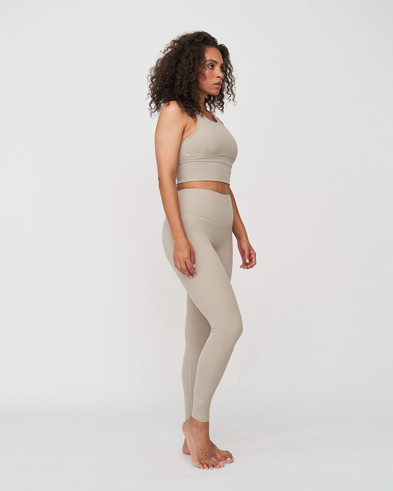 Kuuno Tall Essential High Waist Tights Deep Sand Flash Sale