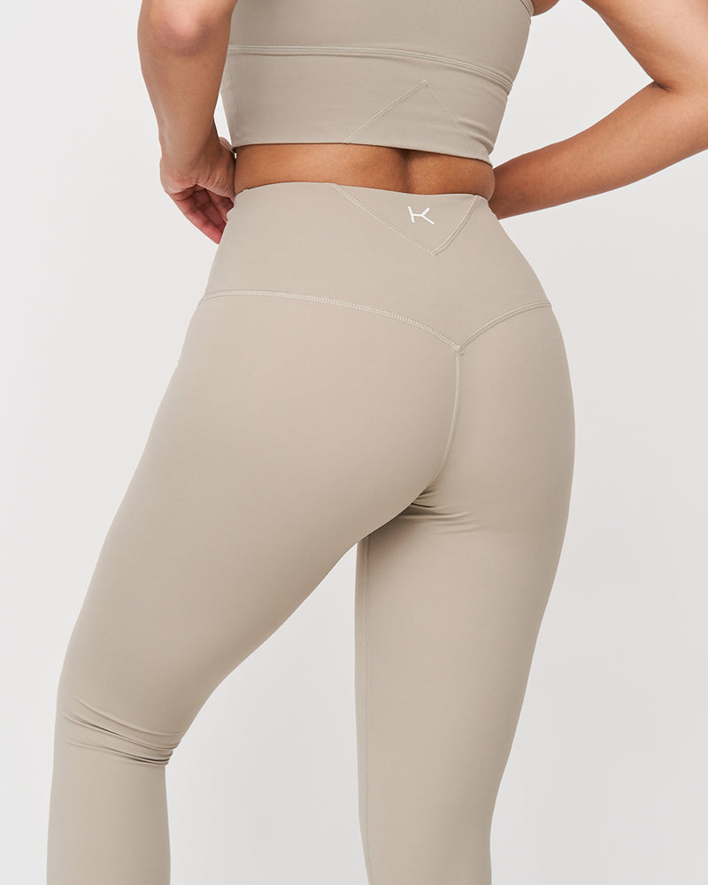 Kuuno Tall Essential High Waist Tights Deep Sand Flash Sale