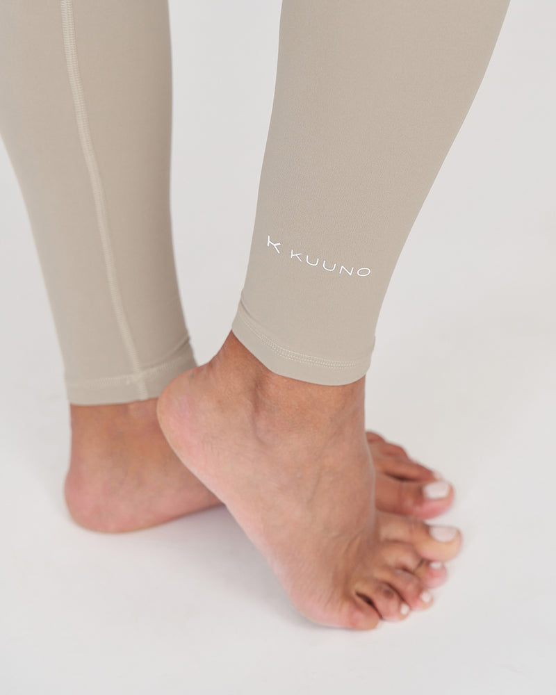 Kuuno Tall Essential High Waist Tights Deep Sand Flash Sale