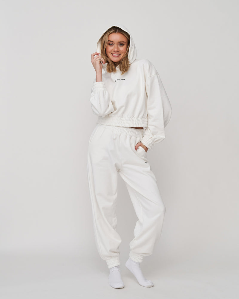 Kuuno Everyday Jogger Hoodie Classic White Online Shopping